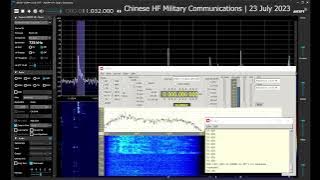 Chinese Military HF Communications 11032 KHz USB (MIL-STD-188-110B Data Modem, SSB Voice And ALE)