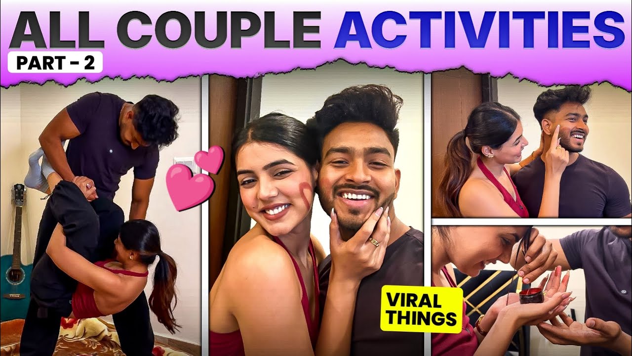 COUPLES ACTIVITIES PART2 ♥️ || WE NAILED IT 🤯