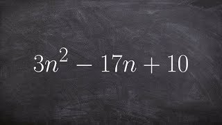 Learn How to Factor This Trinomial Using AC Method and Grouping