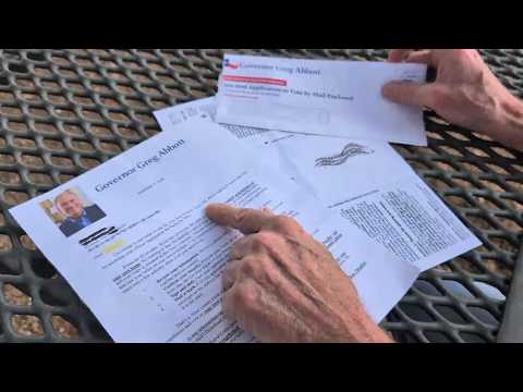 Gov. Abbott’s name is on this mail-in voting application. Is it legitimate?