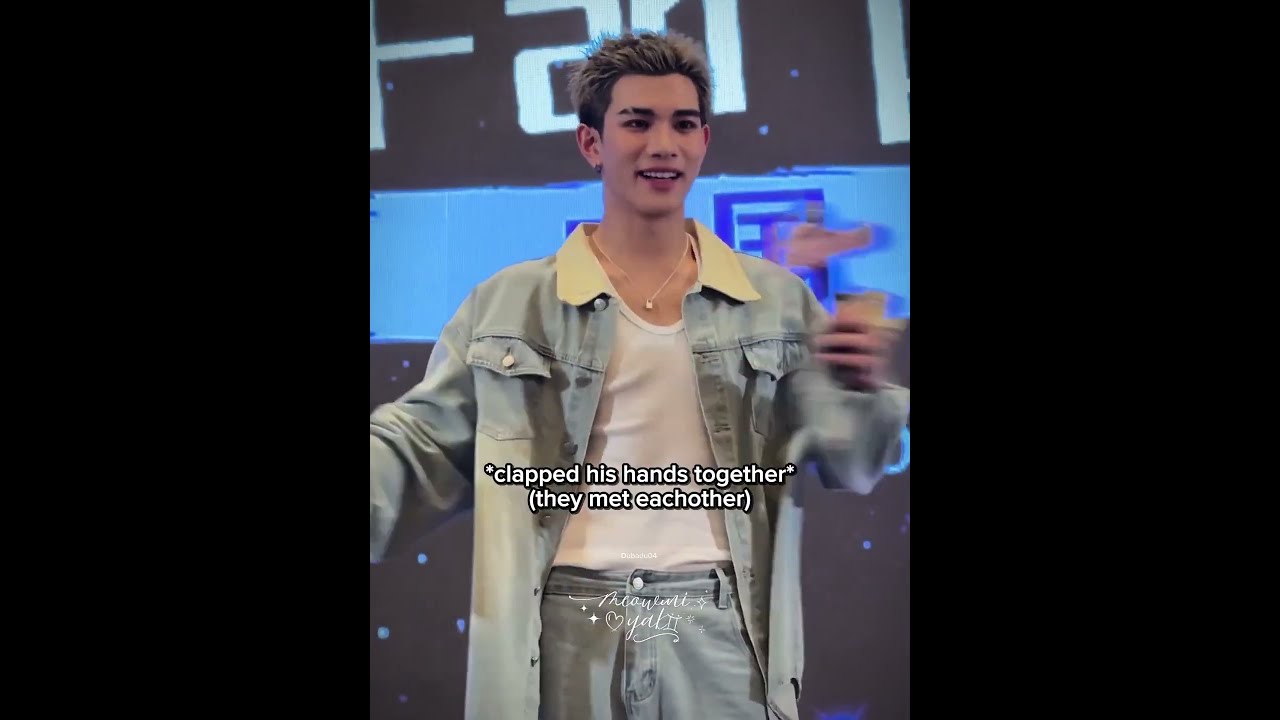 what a cute way to say that he is mixed Chinese and thai😭 #geminifourth #gemini_nt #fourthnattawat