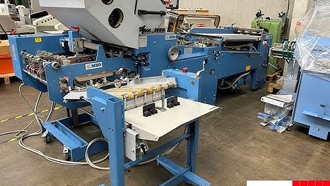 Used MBO T530 6X high speed paper folding machine with continuous feeder   Gab Supplies Ltd