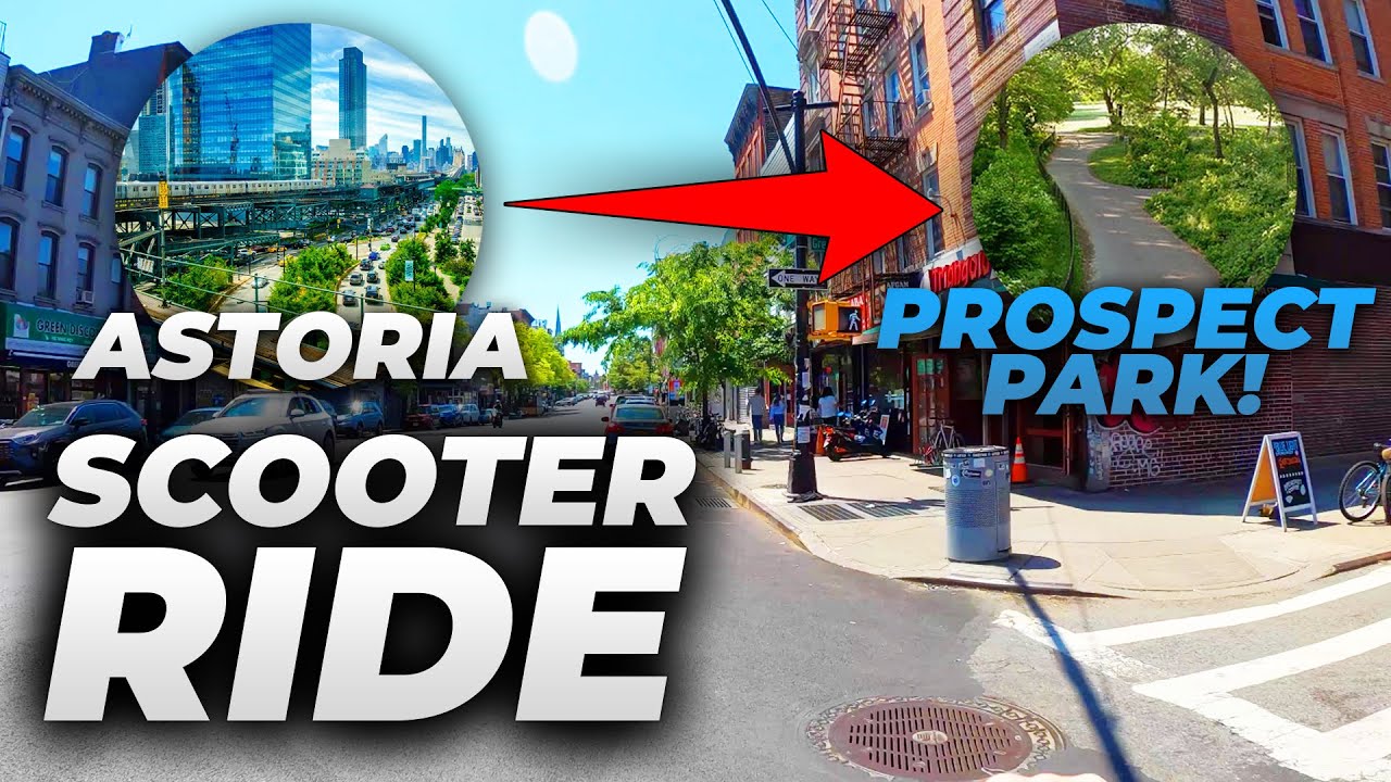 NYC Electric Scooter Ride Astoria, Queens to Prospect Park, Brooklyn