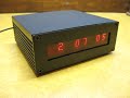 Nixie Controller with Vintage HP 5082-7300 LED Displays in a Homemade Digital Clock