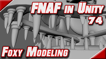 FNAF in Unity + VR 74 Foxy Modeling in Maya LT Part 4