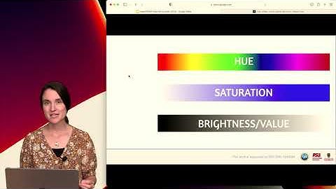 How Computers See: HSV and RGB color