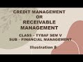 TYBAF SEM V Credit Management Illustration 8 FM university question paper solution April 2023 ATKT