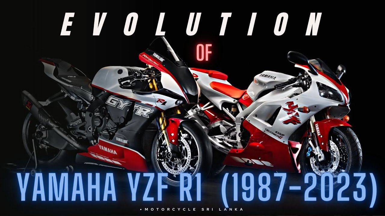 Evolution of Yamaha YZF R1 _ (1987-2023) පිලිවෙලට ️😍 - YouTube