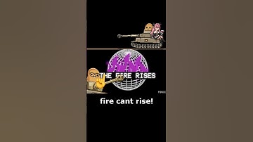 The fire rises but better
