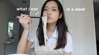 what i eat in a week pt 12 (korean food + summer break)