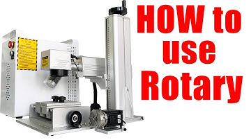 How to use 65D Rotary device engraving inside and outside of ring | Rotary Laser Engraving Ring