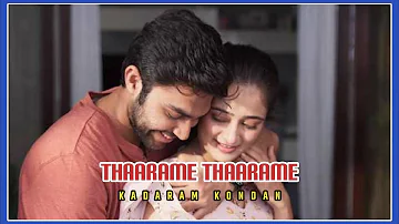 Thaarame Thaarame Audio Song | Kadaram Kondan | Abi Hassan, Akshara Haasan | Sid Sriram | Ghibran