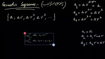 Intro to geometric sequences advanced  | Seq Ser | Post Sec Math  | KA Urdu
