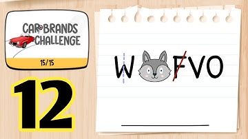 Brain Test Tricky Words Car Brands level 12