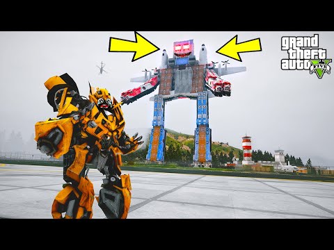 KATİL DEV ROBOT EVİMİZİ BASIP OPTIMUS PRIME'Yİ KAÇIRDI! - GTA 5