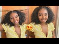 Soft Hold Half Slicked Down Wash and Go | Natural Hair Tutorial | Asia Bai