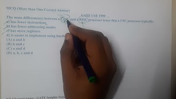 GATE CSE 1999 || COMPUTER ORGANIZATION || GATE Insights Version: CSE