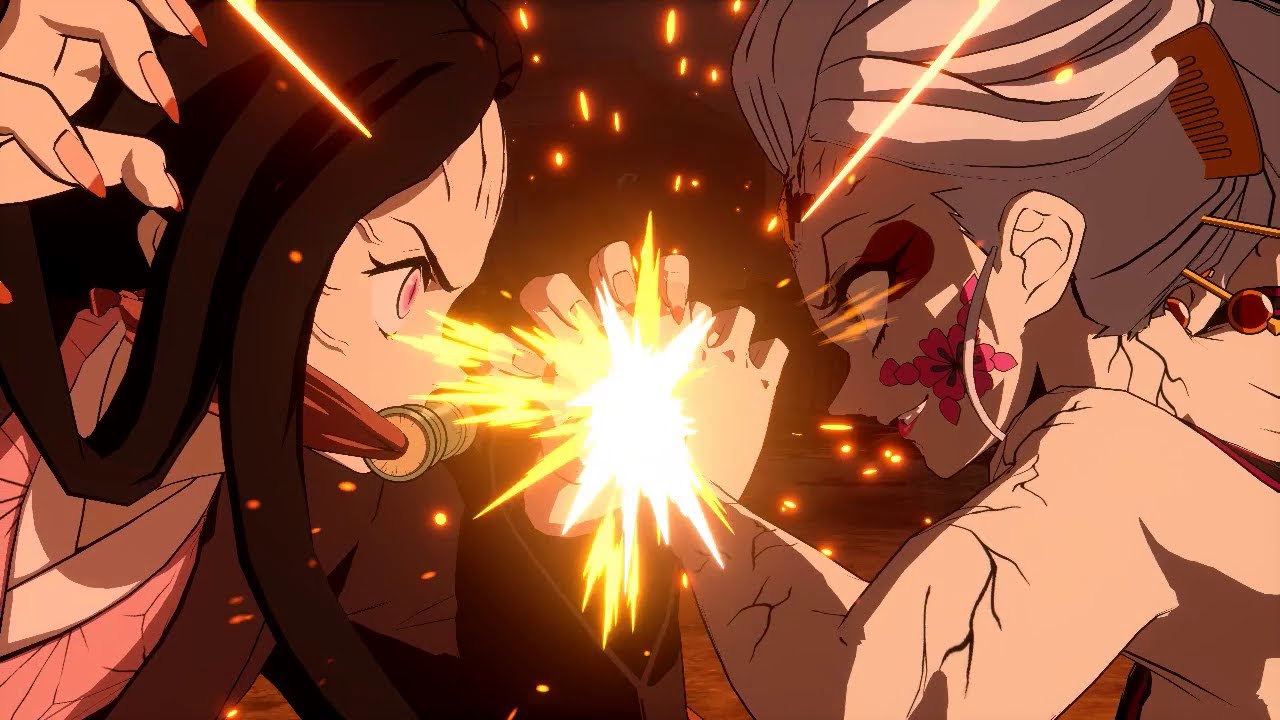 카마도 네즈코, 마코모 VS 다키, 규타로 (귀멸의 칼날 히노카미 혈풍담2)