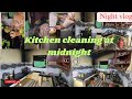 deep🤷♀️kitchen cleaningat midnight🧹#youtube #kitchencleaning #kitchen #viralvlogs #housewife #viral