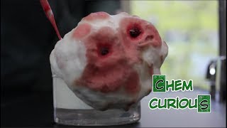 CHUCKYS REBIRTH: BLOOD DROP IN HYDROGEN PEROXIDE