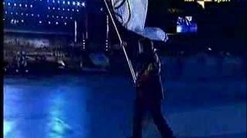 the transfer of the Olympic Flag to the mayor of Vancouver,