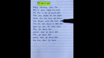Thumbnail of Go Down Deh - Spice, Sean Paul, Shaggy | lyrics #viral #viralshorts #lyrics