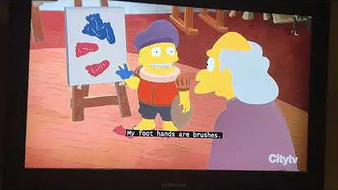 Ralph Wiggum - My Foot Hands are Brushes