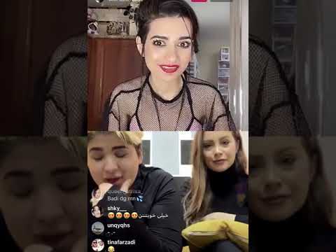 قسمت دوم از لایو همجنسگرایی زوج همجنسگرای دختر لزبین میکه اونجاها ی همو میخورید بو نمیده