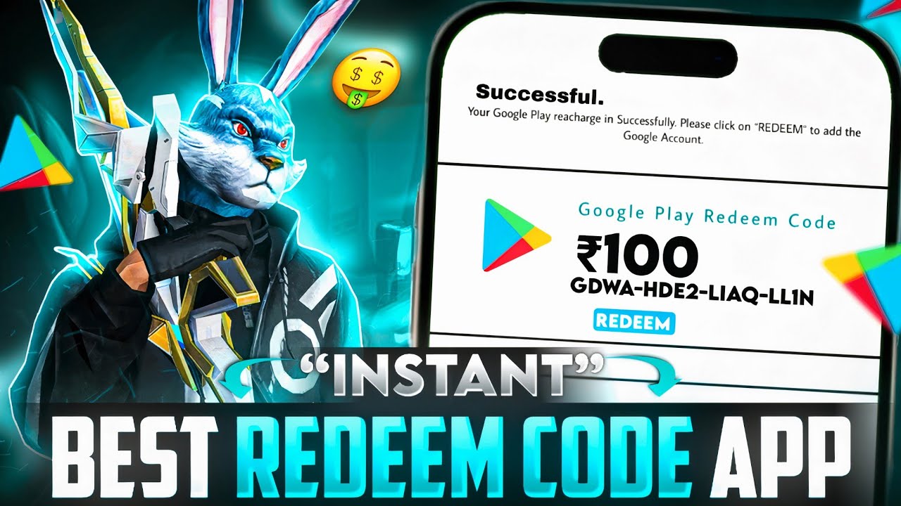 Best Free Redeem Code App How To Get Free Google Play Redeem Code🔥 ...