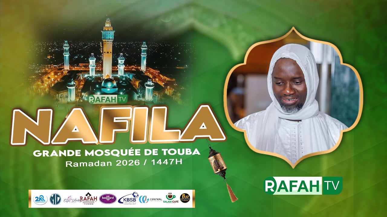 🔴 𝗘𝗻 𝗗𝗶𝗿𝗲𝗰𝘁 𝗱𝗲 𝗹𝗮 𝗚𝗿𝗮𝗻𝗱𝗲 𝗠𝗼𝘀𝗾𝘂𝗲́𝗲 𝗱𝗲 𝗧𝗼𝘂𝗯𝗮 Nafilah 10eme Nuit Ramadan 1447h - 27 Février 2026