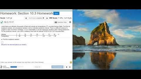 Finding the explained variation, the unexplained variation, and a prediction interval estimate