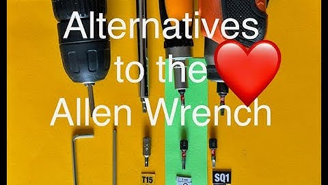 Alternatives to an Allen wrench. #Short #JamesLesterBaldwin.