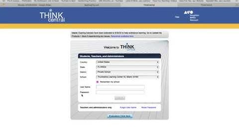 K6 Think Central Tutorial
