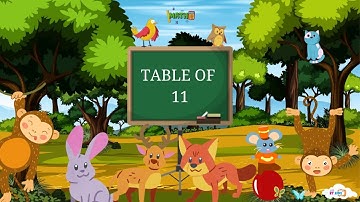 11x1=11 Multiplication, Table of ELEVEN (11) Tables Song Multiplication Time of tables - MathsTables
