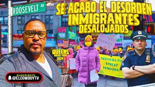 Asi están las calles de Queens en 2024 | Desalojo de vendedores en la roosevelt Av | El cowboy TV