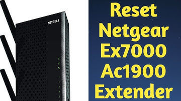 How to Reset Netgear Ex7000 Ac1900 Wifi Range Extender | Netgear Factory Default Reset Guide