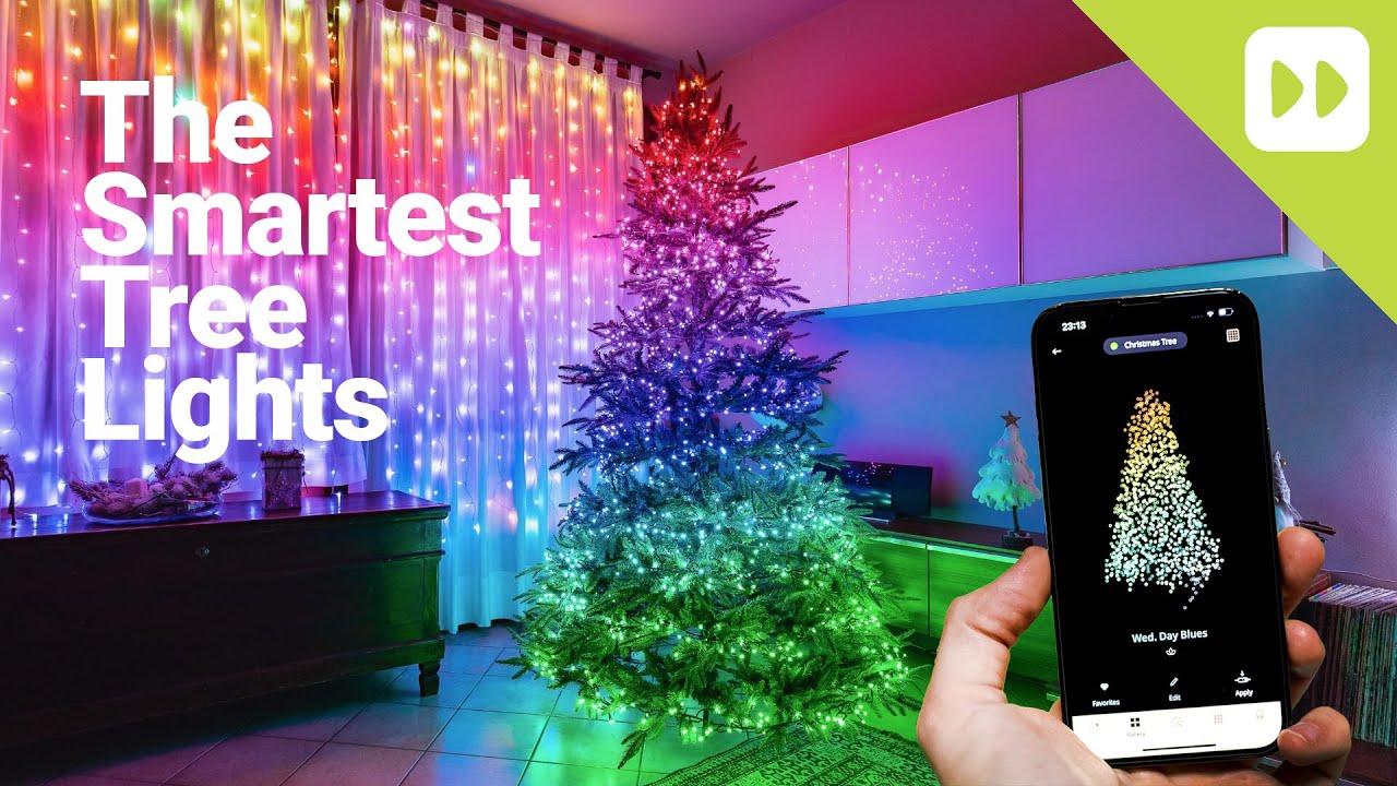 Twinkly App Controlled Smart Christmas Lights Best Holiday Lights