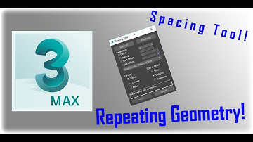 3dsMax 2018 Duplicating Along Splines (Spacing Tool)