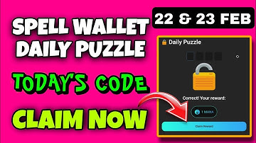 Spell Wallet Daily Puzzle Today 22 February | Spell Wallet Today Puzzle | Spell Wallet Secret Code