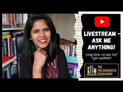 A Comparatively Short Livestream | Books I'm Currently Reading | Ask Me Anything | Channel Updates