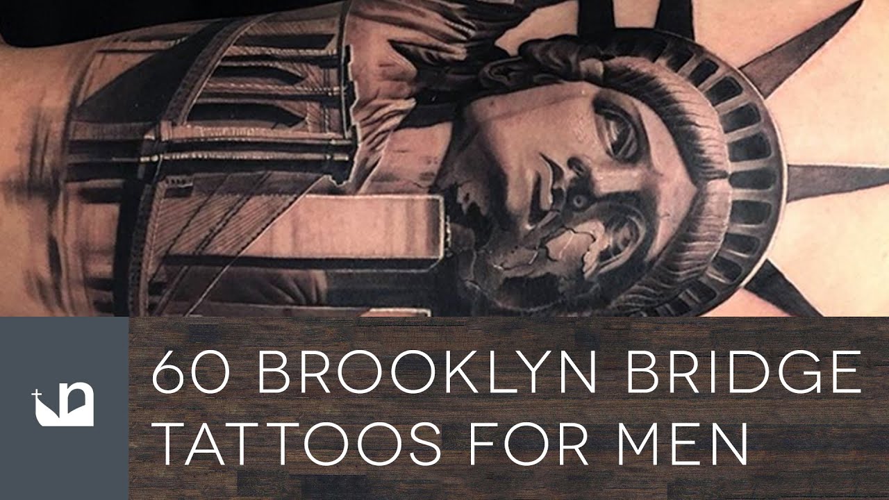 60 Brooklyn Bridge Tattoos For Men