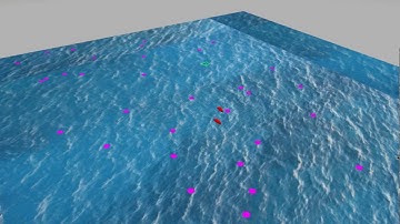 Cruiseship Crash Saving Swarm with 2 MAVs & 2 ASVs