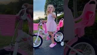 Pure Happiness First Ride On The Joystar Little Daisy White Kids Bike