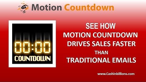 Motion Countdown Review | Motion Countdown Pro | Improve Email CTR