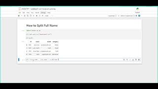 How to Split Full Name in Python