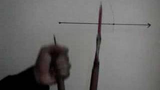 Construction of 60 degree angle using ruler and compasses