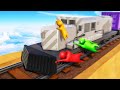 HOLD ON TO THE 250MPH TRAIN! (Gang Beasts)