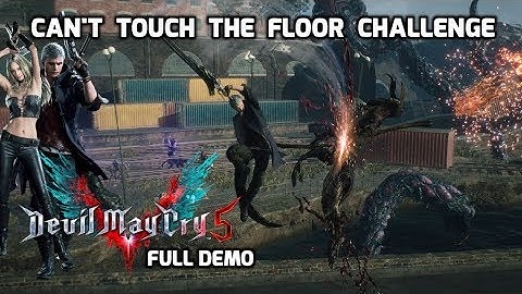 Devil May Cry V 2nd full PS4 demo [THE FLOOR IS LAVA] DMC5 Air Play