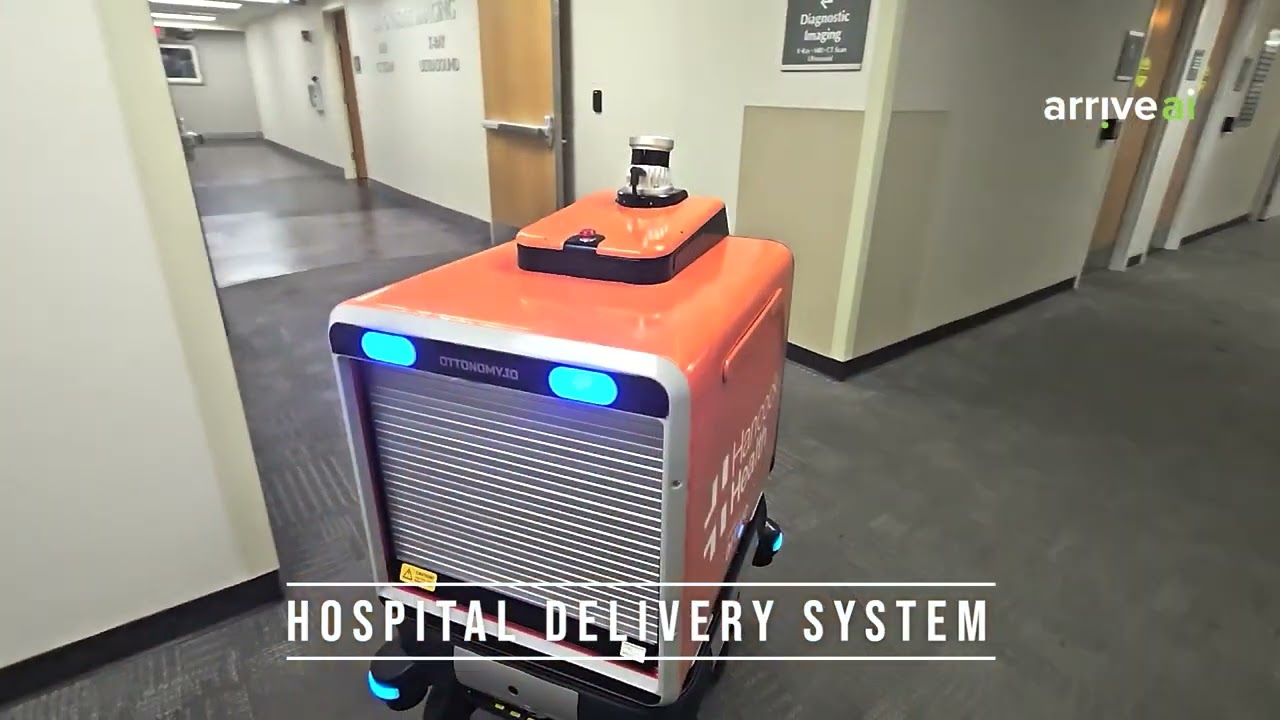 Arrive AI, Hancock Health and Ottonomy Partnership