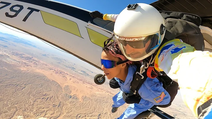 Cecilia Adams - Tandem Skydive in Las Vegas at Sky...